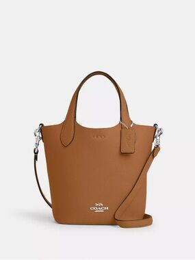 Coach Hanna Bucket Bag Saddle Brown